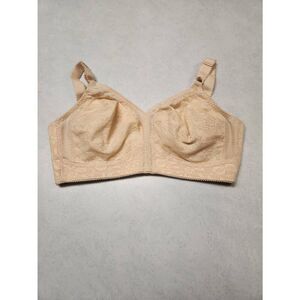 Playtex 18 Hour Light Beige Sensational Support Wire Free Bra 38D 0020